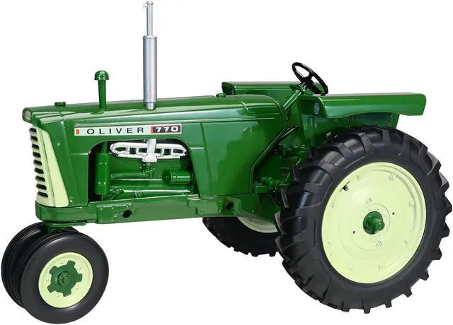 Alt view image 2 of 3 - Oliver 770 Gas Narrow Front Tractor Green "Classic Series" 1/16 Diecast Model by SpecCast