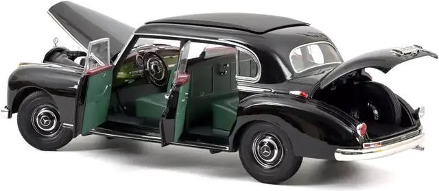 Alt view image 3 of 5 - 1955 Mercedes-Benz 300 Black "German Chancellor Konrad Adenauer" 1/18 Diecast Model Car by Norev