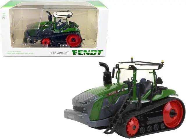 Main image of Fendt 1167 Vario MT Track Type Tractor Green with White Top 1/64 Diecast Model by SpecCast