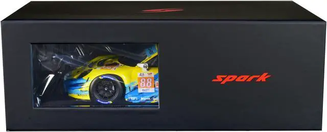 Alt view image 2 of 3 - Porsche 911 RSR-19 #88 "Dempsey-Proton Racing" GTE Am "24 Hours of Le Mans" (2022) w/Display Case 1/18 Model Car by Spark