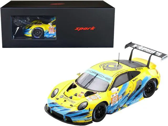 Alt view image 3 of 3 - Porsche 911 RSR-19 #88 "Dempsey-Proton Racing" GTE Am "24 Hours of Le Mans" (2022) w/Display Case 1/18 Model Car by Spark