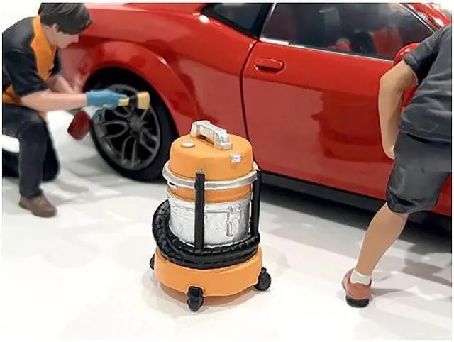 Alt view image 2 of 3 - "Detail Masters" Figure 6 (Wet/Dry Vac) for 1/18 Scale Models by American Diorama