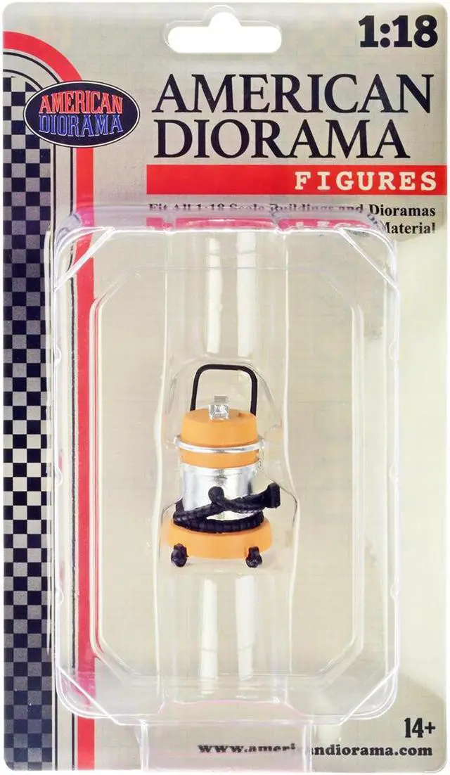 Alt view image 3 of 3 - "Detail Masters" Figure 6 (Wet/Dry Vac) for 1/18 Scale Models by American Diorama