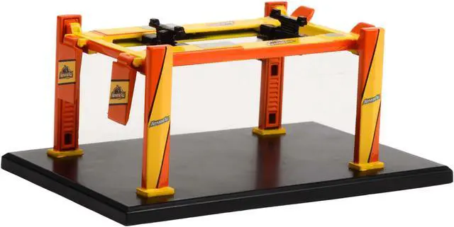 Alt view image 3 of 5 - "Four-Post Lifts" Set of 3 pieces Series 4 1/64 Diecast Models by Greenlight