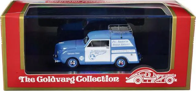 Main image of 1948 Crosley Station Wagon Blue and White Roof Rack Ltd Ed to 240 pcs 1/43 Model Car by Goldvarg Collection