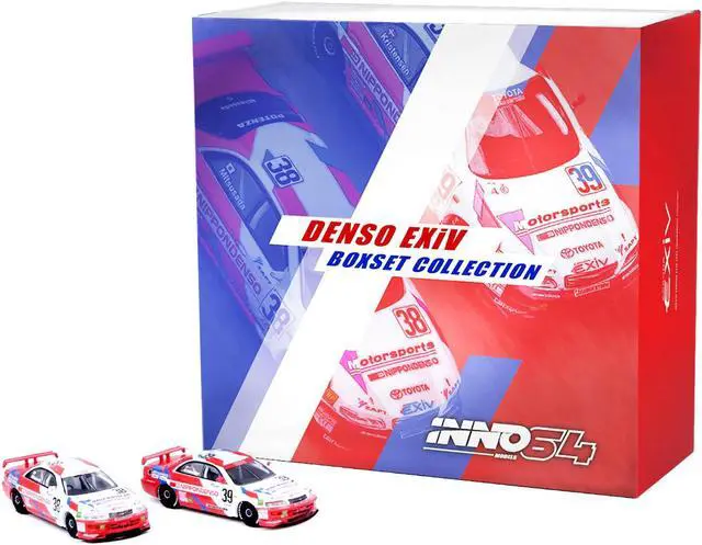 Main image of Toyota Corona EXiV #38 and EXiV #39 RHD "Nippon Denso" JTCC (1995) 2 piece Set 1/64 Diecast Model Cars by Inno Models