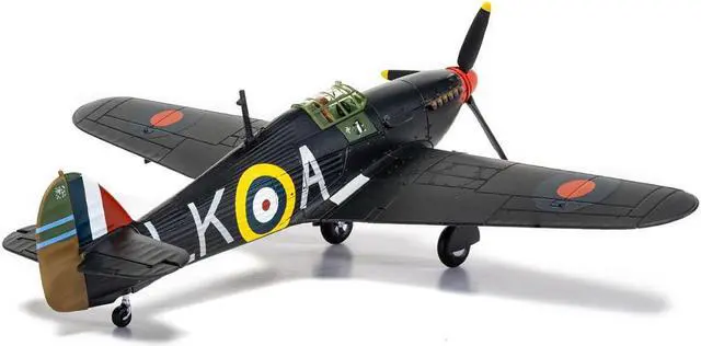 Alt view image 3 of 3 - Hawker Hurricane Mk.I Fighter Aircraft British Royal Air Force "The Aviation Archive" Series 1/72 Diecast Model by Corgi