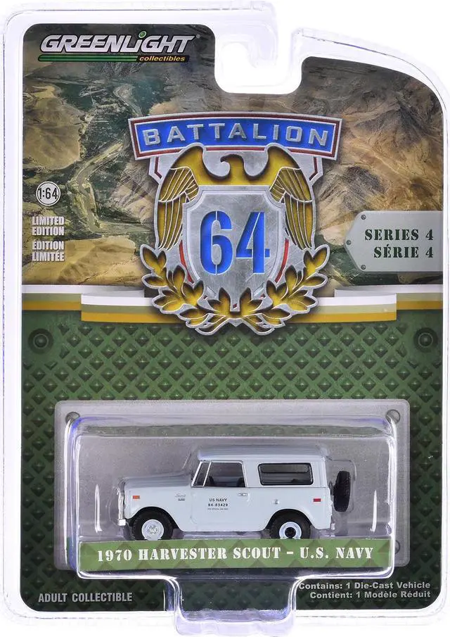 Alt view image 3 of 6 - "Battalion 64" Set of 6 pieces Series 4 1/64 Die Cast Models by Greenlight