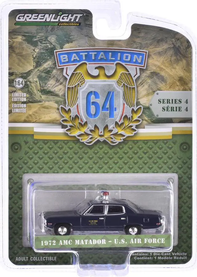 Alt view image 2 of 6 - "Battalion 64" Set of 6 pieces Series 4 1/64 Die Cast Models by Greenlight
