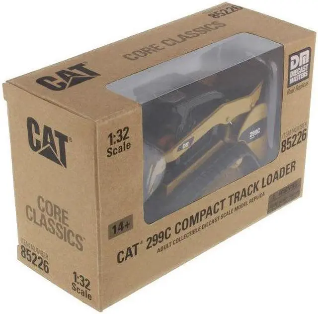 Alt view image 5 of 6 - CAT Caterpillar 299C Compact Track Loader w/Work Tools & Operator "Core Classics" Series 1/32 Diecast Model by Diecast Masters
