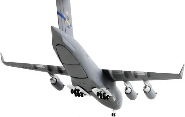 Alt view image 3 of 6 - Boeing C-17 Globemaster III Transport Aircraft Gray "Gemini Macs" Series 1/400 Diecast Model Airplane by GeminiJets