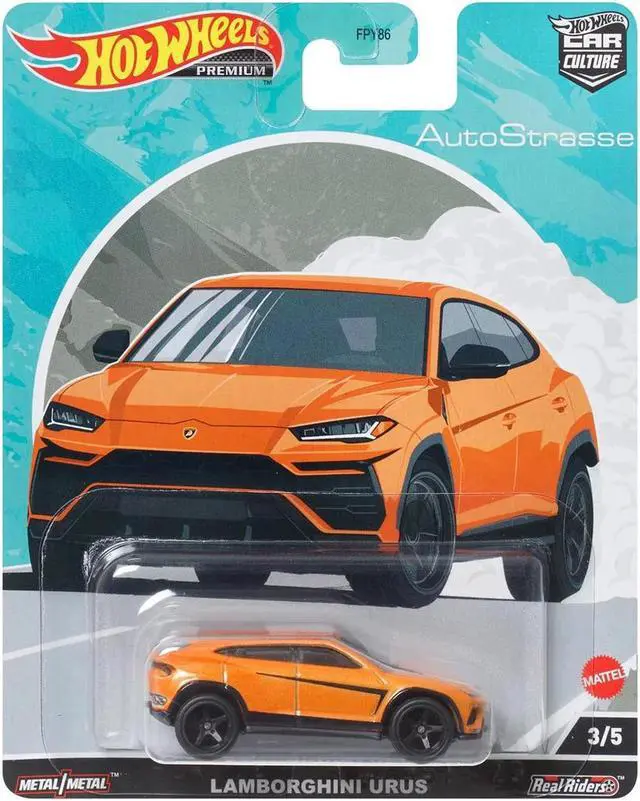 Alt view image 4 of 7 - "Auto Strasse" 5 piece Set "Car Culture" Series Diecast Model Cars by Hot Wheels