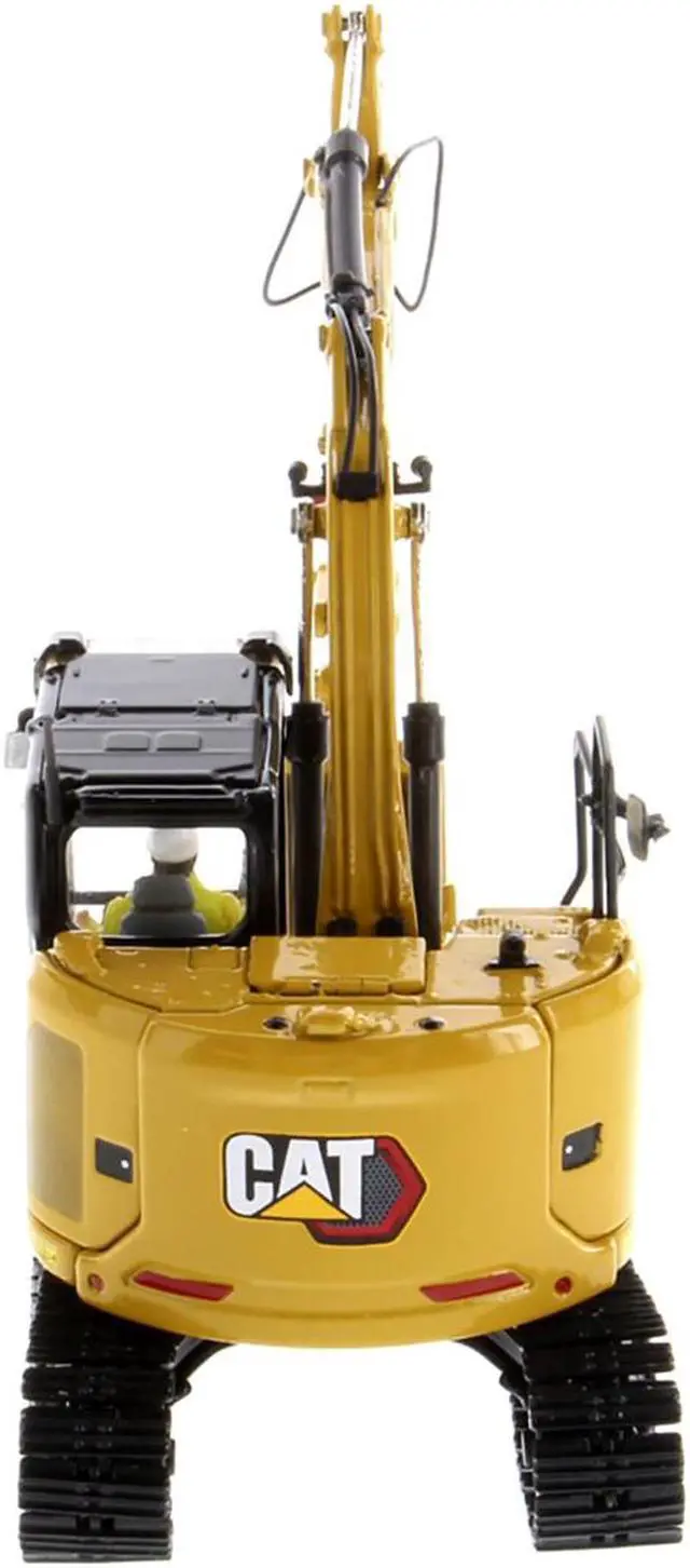 Alt view image 6 of 6 - CAT Caterpillar 315 Track Type Hydraulic Excavator Yellow with Operator "High Line" Series 1/50 Diecast Model by Diecast Masters