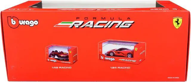 Alt view image 2 of 3 - Ferrari F1-75 #16 Charles Leclerc "Ferrari Racing" Formula One F1 (2022) "Formula Racing" 1/18 Diecast Model Car by Bburago