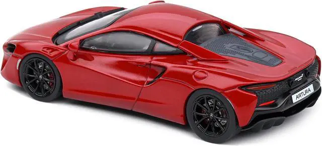 Alt view image 5 of 5 - McLaren Artura Hybrid Supercar Amaranth Red Metallic 1/43 Diecast Model Car by Solido