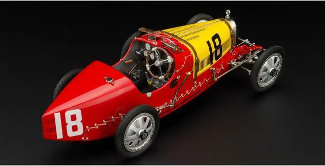 Alt view image 3 of 3 - Bugatti T 35 TYPE 35 Grand Prix National Color Project Spain 1/18 Diecast Model Car by CMC