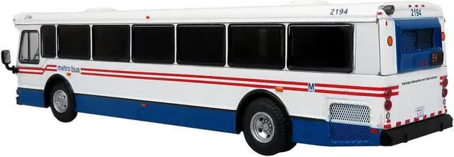 Alt view image 3 of 5 - 2006 Orion V Transit Bus WMATA Washington "54 L'Enfant Plaza Station" Limited Edition 1/87 (HO) Diecast Model by Iconic Replicas