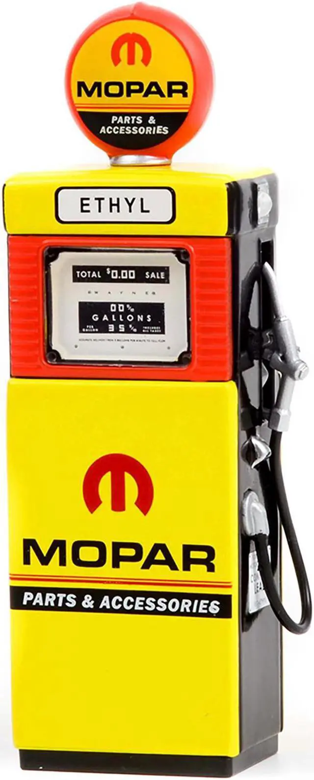Alt view image 2 of 3 - 1951 Wayne 505 Gas Pump "MOPAR Parts & Accessories" Yellow "Vintage Gas Pumps" Series 11 1/18 Diecast Model by Greenlight