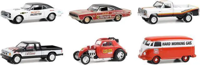 Alt view image 2 of 3 - "Running on Empty" 6 piece Set Series 16 1/64 Diecast Model Cars by Greenlight