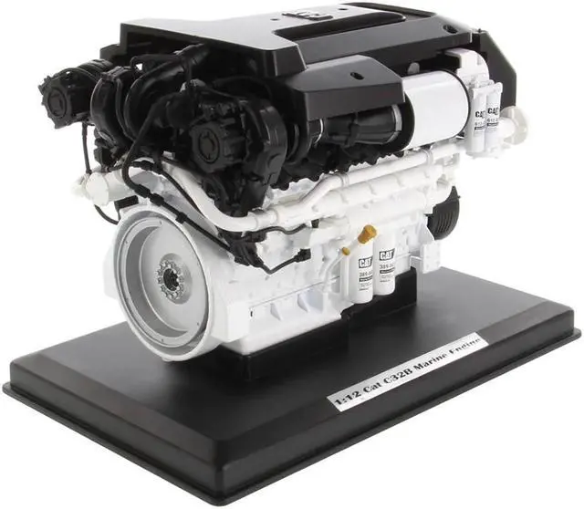 Main image of CAT Caterpillar C32B Marine Engine Replica "High Line Series" 1/12 Diecast Model by Diecast Masters