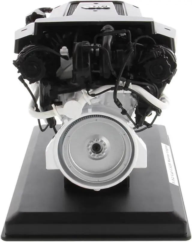 Alt view image 6 of 6 - CAT Caterpillar C32B Marine Engine Replica "High Line Series" 1/12 Diecast Model by Diecast Masters