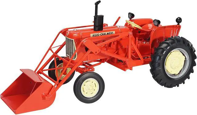 Main image of Allis-Chalmers D-15 Wide Front Tractor with Loader Orange "Classic Series" 1/16 Diecast Model by SpecCast