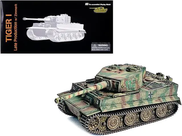 Main image of Germany Tiger I Late Production w/Zimmerit Tank "Normandy" (1944) "NEO Dragon Armor" Series 1/72 Plastic Model by Dragon Models