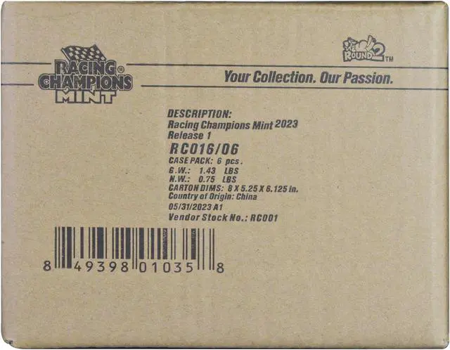 Alt view image 3 of 3 - "Racing Champions Mint 2023" Set of 6 Cars Release 1 1/64 Diecast Model Cars by Racing Champions