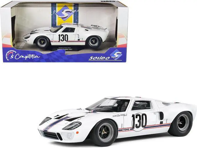 Main image of Ford GT40 MK1 #130 Henri Greder - Jean-Michel Giorgi "Targa Florio" (1967) "Competition" Series 1/18 Diecast Model Car by Solido