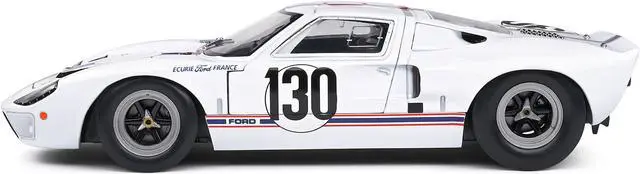 Alt view image 3 of 5 - Ford GT40 MK1 #130 Henri Greder - Jean-Michel Giorgi "Targa Florio" (1967) "Competition" Series 1/18 Diecast Model Car by Solido