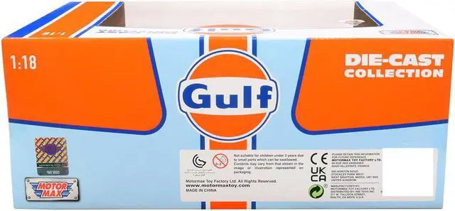 Alt view image 2 of 3 - 1940 Ford Sedan Delivery Light Blue and White "Gulf Oil-Gulfpride" "Gulf Die-Cast Collection" 1/24 Diecast Model Car by Motormax