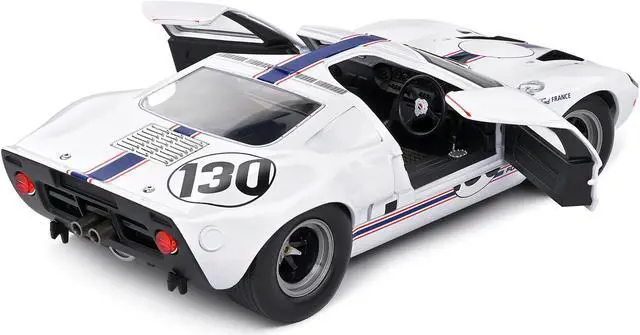 Alt view image 4 of 5 - Ford GT40 MK1 #130 Henri Greder - Jean-Michel Giorgi "Targa Florio" (1967) "Competition" Series 1/18 Diecast Model Car by Solido