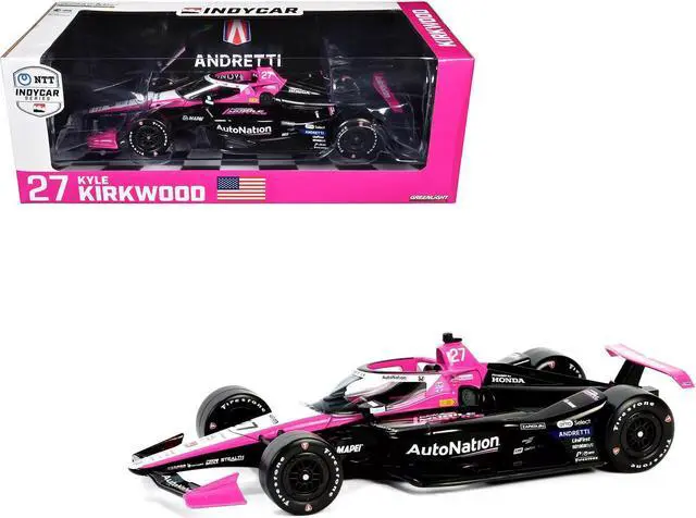 Main image of Dallara IndyCar #27 "AutoNation" Andretti Autosport "NTT IndyCar Series" (2024) 1/18 Diecast Model Car by Greenlight