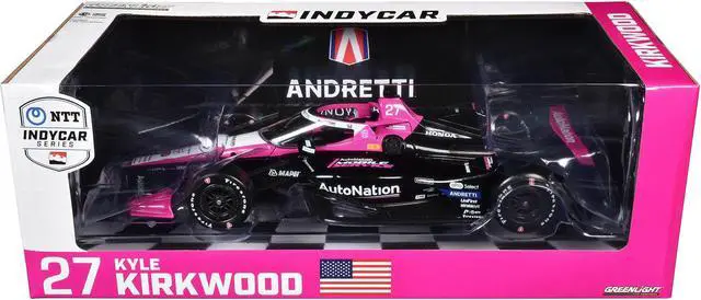 Alt view image 3 of 6 - Dallara IndyCar #27 "AutoNation" Andretti Autosport "NTT IndyCar Series" (2024) 1/18 Diecast Model Car by Greenlight