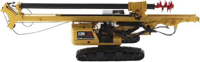 Alt view image 2 of 5 - CZM EK160 Cylinder Crowd Drilling Rig Yellow "High Line" Series 1/50 Diecast Model by Diecast Masters