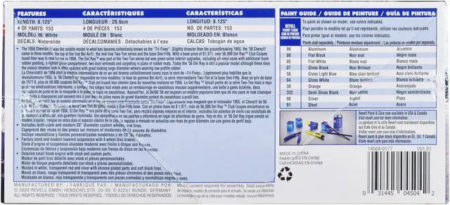 Alt view image 3 of 5 - Level 5 Model Kit 1956 Chevrolet Del Ray 2-in-1 Kit 1/25 Scale Model by Revell