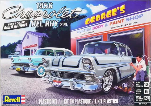 Main image of Level 5 Model Kit 1956 Chevrolet Del Ray 2-in-1 Kit 1/25 Scale Model by Revell