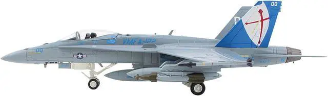 Alt view image 2 of 4 - McDonnell Douglas F/A-18C Hornet Aircraft "VMFA-122, Crusaders, Iwakuni AB" (2016) US Marines 1/72 Diecast Model by Hobby Master
