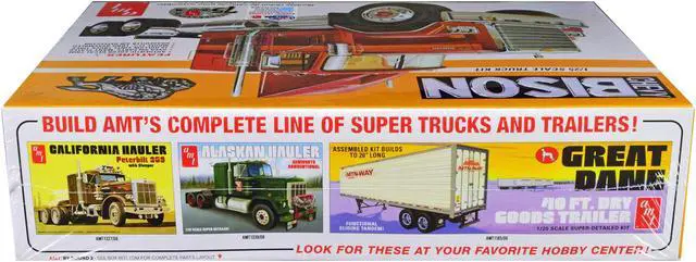 Alt view image 2 of 8 - Skill 3 Model Kit Chevrolet Bison Truck Tractor 1/25 Scale Model by AMT