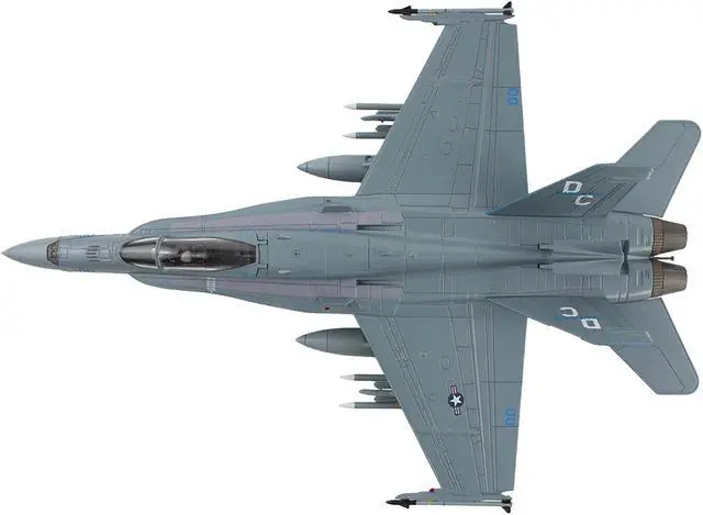 Alt view image 3 of 4 - McDonnell Douglas F/A-18C Hornet Aircraft "VMFA-122, Crusaders, Iwakuni AB" (2016) US Marines 1/72 Diecast Model by Hobby Master