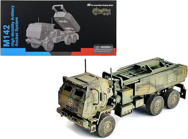 Main image of Ukraine M142 High Mobility Artillery Rocket System Green Camouflage "NEO Dragon Armor" 1/72 Plastic Model by Dragon Models