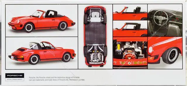 Alt view image 2 of 6 - Level 4 Model Kit Porsche 911 Carrera 3.2 Targa 2-in-1 Kit 1/24 Scale Model by Revell