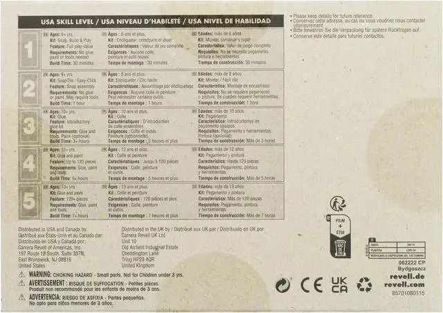 Alt view image 4 of 6 - Level 4 Model Kit Porsche 911 Carrera 3.2 Targa 2-in-1 Kit 1/24 Scale Model by Revell