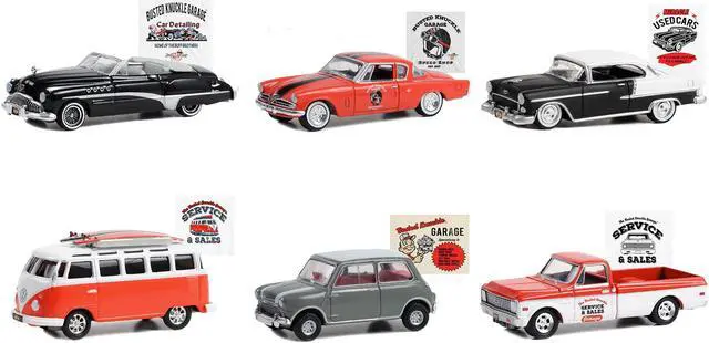 Alt view image 3 of 4 - "Busted Knuckle Garage" Series 2, 6 piece Set 1/64 Diecast Model Cars by Greenlight