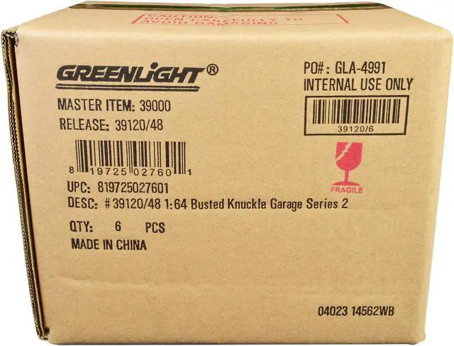 Alt view image 4 of 4 - "Busted Knuckle Garage" Series 2, 6 piece Set 1/64 Diecast Model Cars by Greenlight