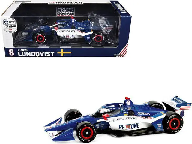Main image of Dallara IndyCar #8 "The American Legion" Chip Ganassi Racing "NTT IndyCar Series" (2024) 1/18 Diecast Model Car by Greenlight