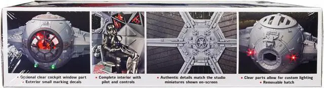Alt view image 2 of 4 - Skill 2 Model Kit Tie Fighter "Star Wars: Episode IV  A New Hope" (1977) Movie 1/32 Scale Model by AMT