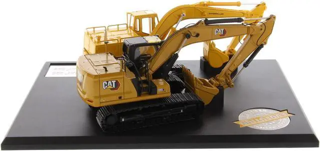 Alt view image 2 of 5 - CAT Caterpillar 225 Hydraulic Escavator and Caterpillar 323 Next Generation Escavator Set 1/50 Diecast Models by Diecast Masters