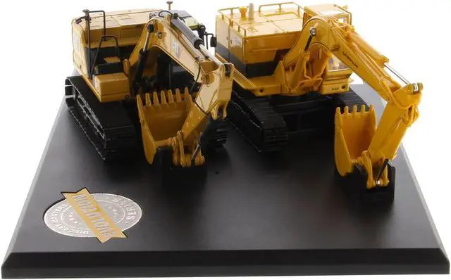Alt view image 3 of 5 - CAT Caterpillar 225 Hydraulic Escavator and Caterpillar 323 Next Generation Escavator Set 1/50 Diecast Models by Diecast Masters