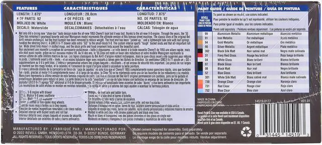 Alt view image 2 of 4 - Level 4 Model Kit 1955 Chevrolet Bel Air Street Machine 2-in-1 Kit 1/24 Scale Model by Revell